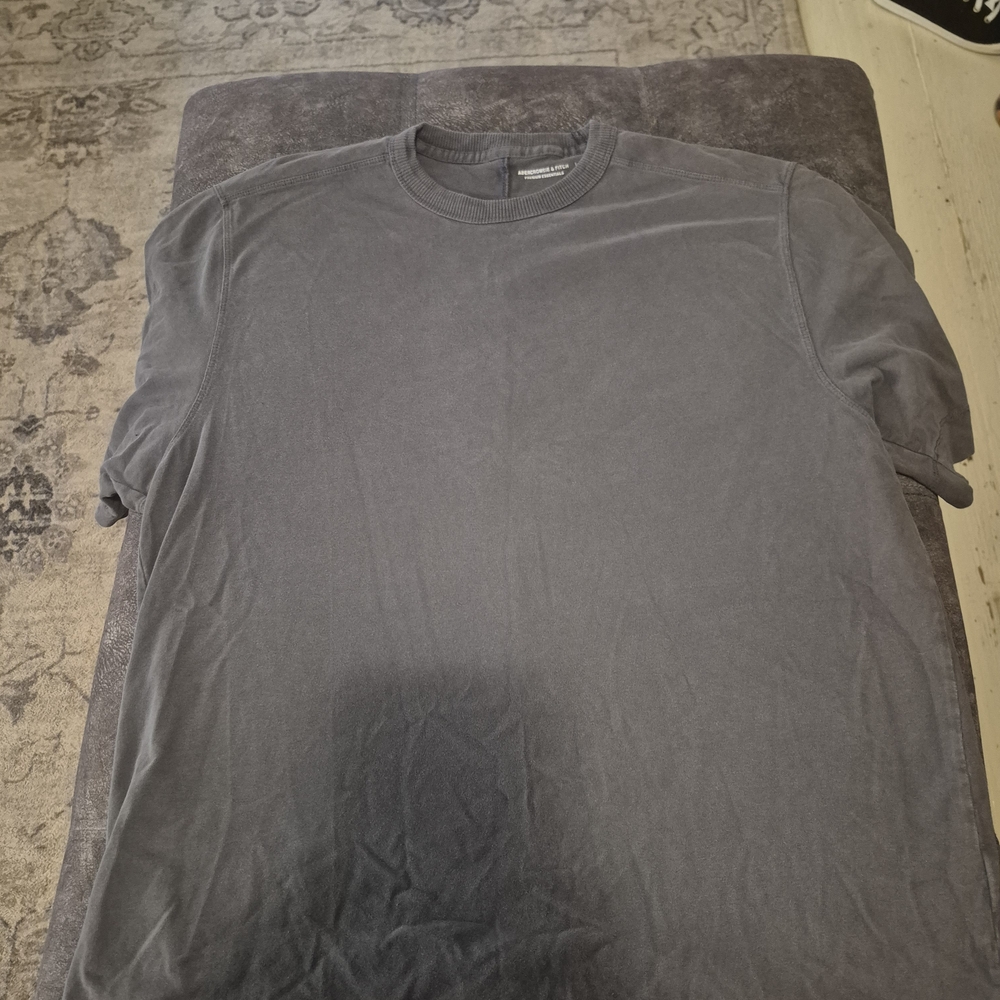 Abercrombie & Fitch Charcoal Short Sleeve Tee